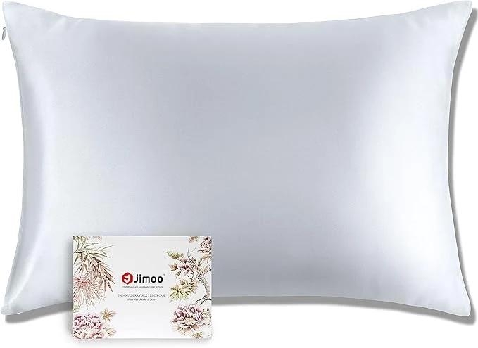 Elegant J JIMOO Mulberry Silk Pillowcase Easy-to-Use