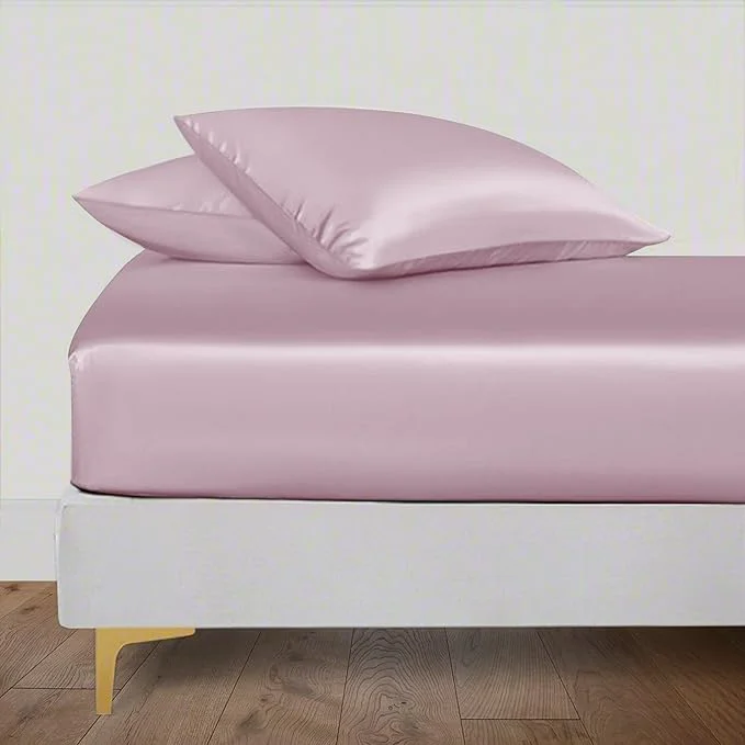 Green LINENWALAS Fitted Sheet Only Viscose Derived from Bamboo Bottom Sheet Sophisticated