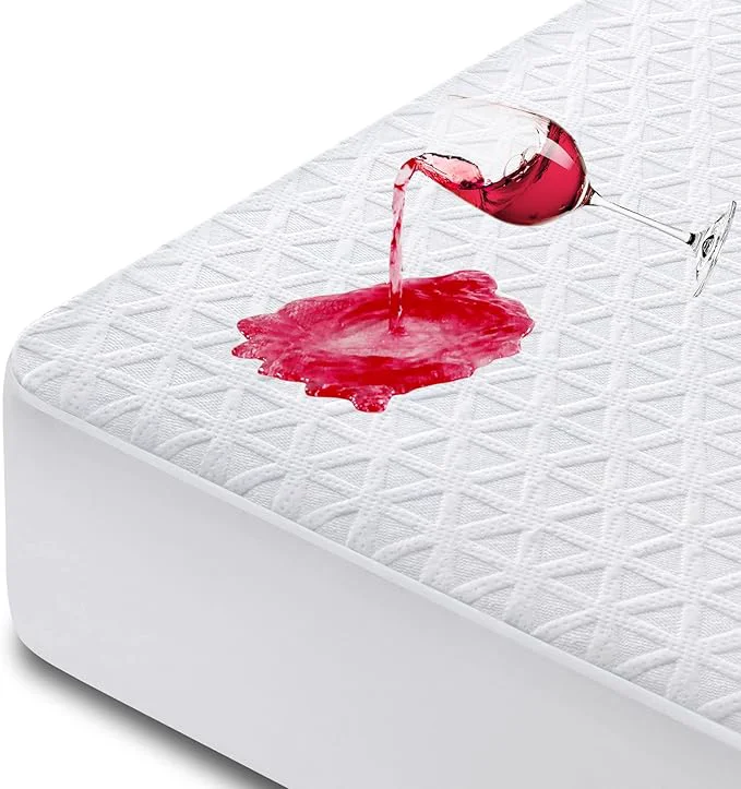 Functional Premium Waterproof Mattress Protector California King Size Breathable Bed Elegant