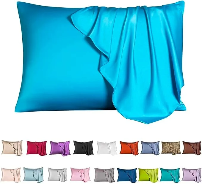 Natural Mulberry Silk Pillowcase for Hair and Skin King Size Cooling Silk Pillow Case Powerful
