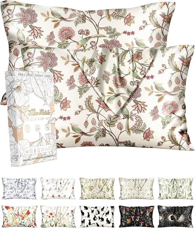 Green Miss Adola 2 Pack Silk Pillowcase Genuine