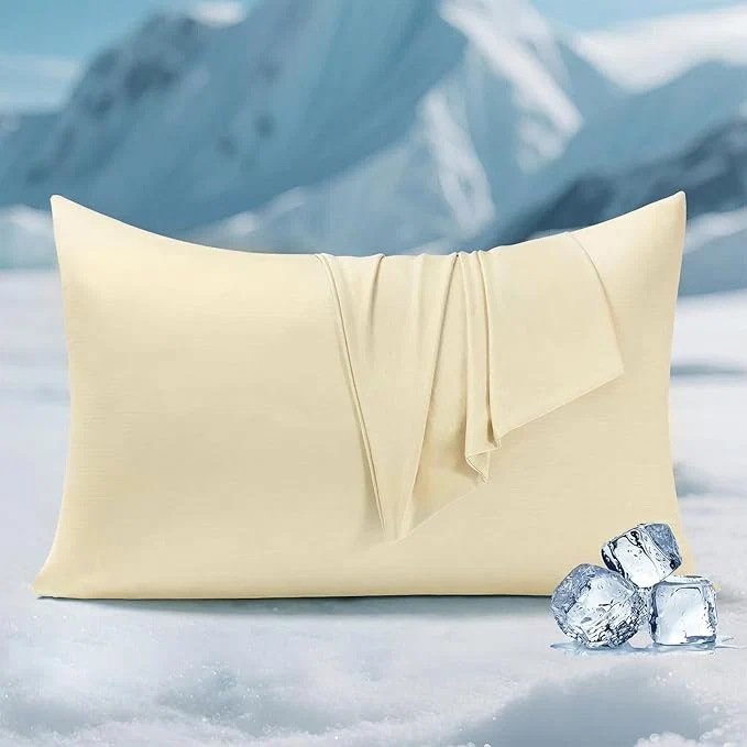 Powerful Elegear Cooling Pillow Cases for Hot Sleepers Clean Fabric Silver Infused World-Class