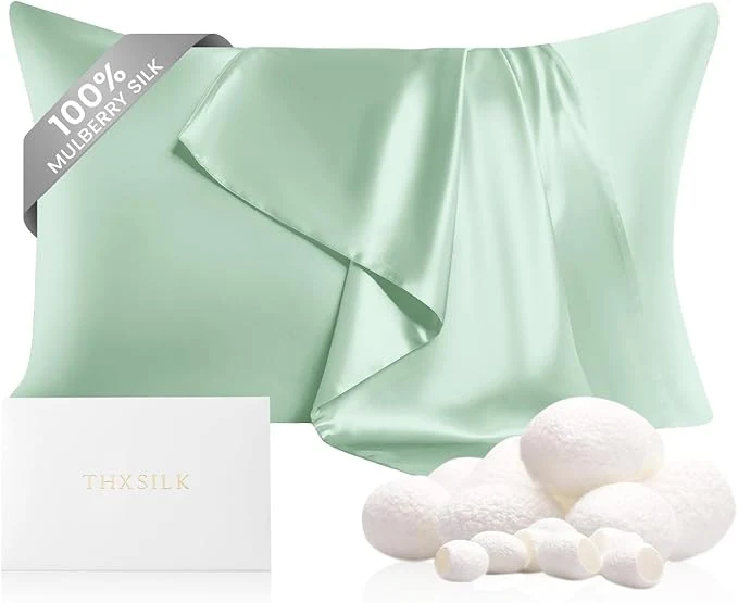 Contemporary THXSILK Mulberry Silk Pillowcase Enhanced