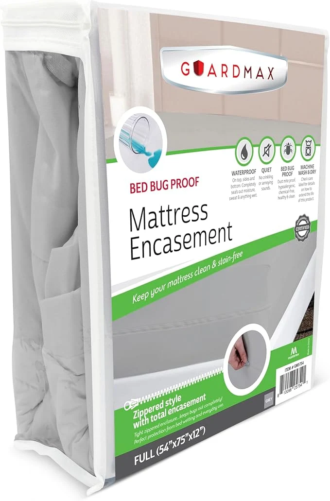 Advanced Guardmax Jersey Knitted Full Zippered Mattress Encasement Traditional