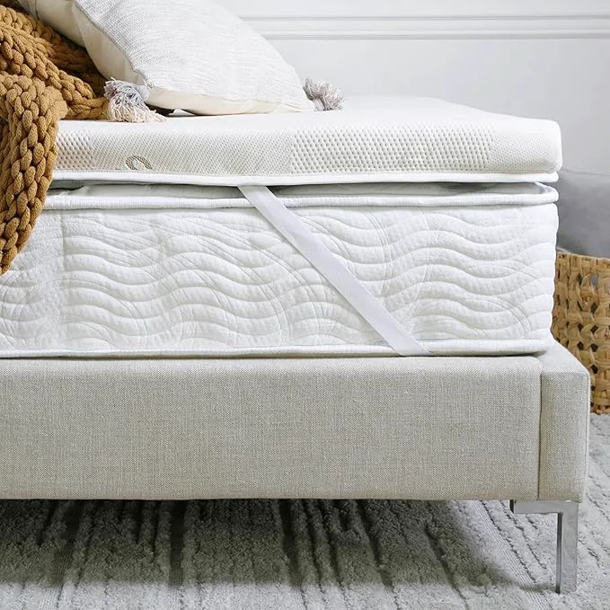 User-Friendly Saatva Graphite Memory Foam Mattress Topper Premium Material