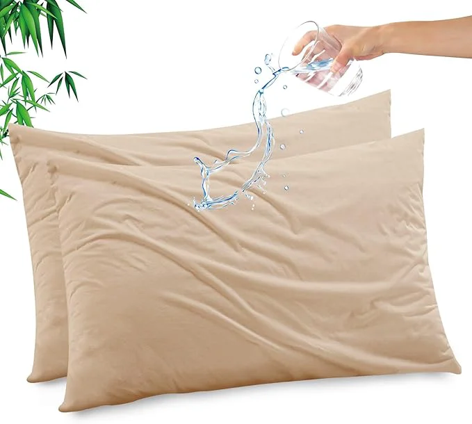 Verified Gogreen Bamboo Rayon Waterproof Pillow Protector Breathable Pillow Cover Dependable