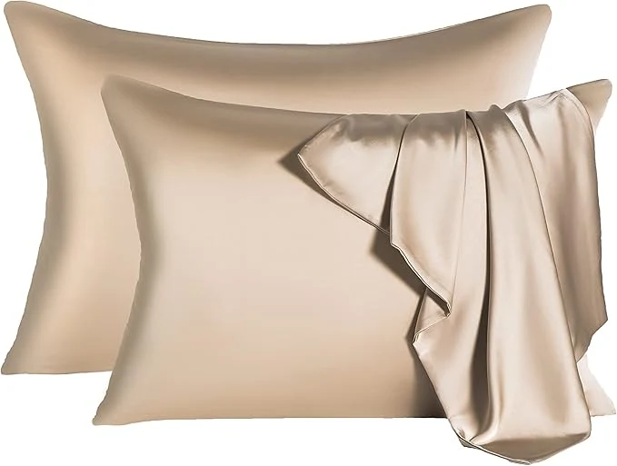 Powerful 2 Pcs Mulberry Silk Pillowcase for Hair and Skin Cooling Silk Pillow Case Authentic