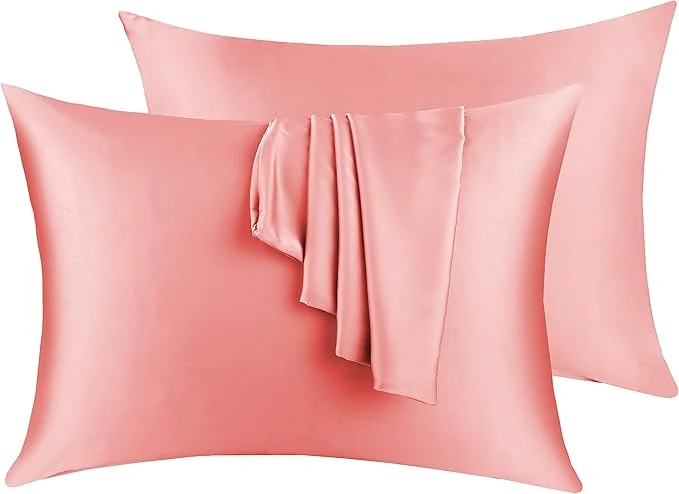 Safe Silk Pillow Cases 2 Pack Mulberry Silk Pillowcase High-End