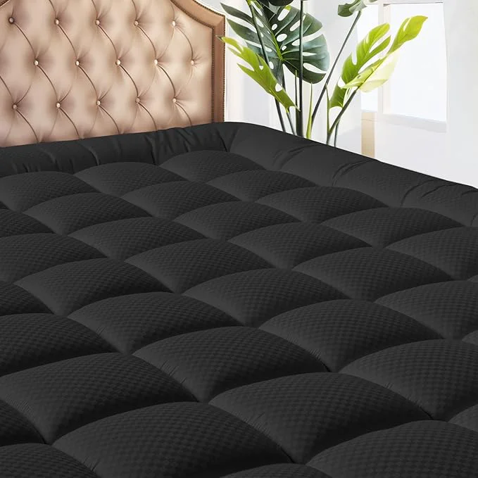 Lightweight MATBEBY California King Mattress Pad Environmentally Friendly