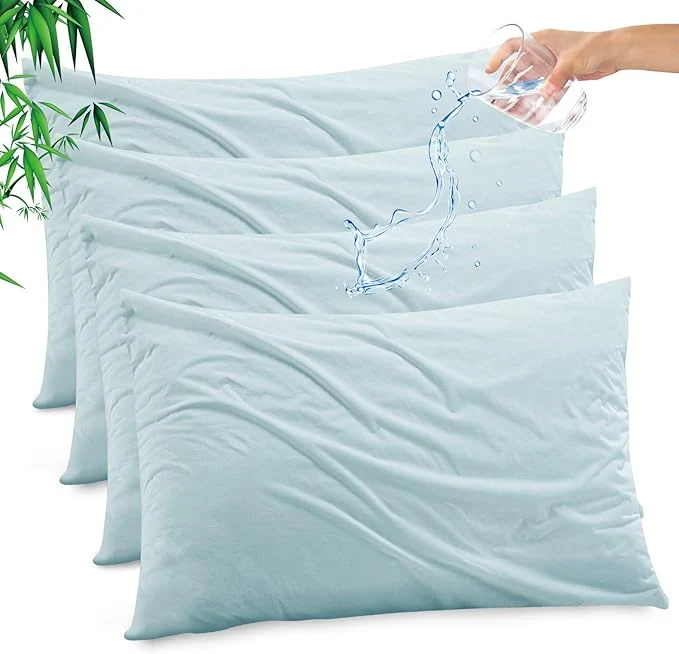 Elite Gogreen Bamboo Rayon Waterproof Pillow Protector Breathable Pillow Cover Exceptional
