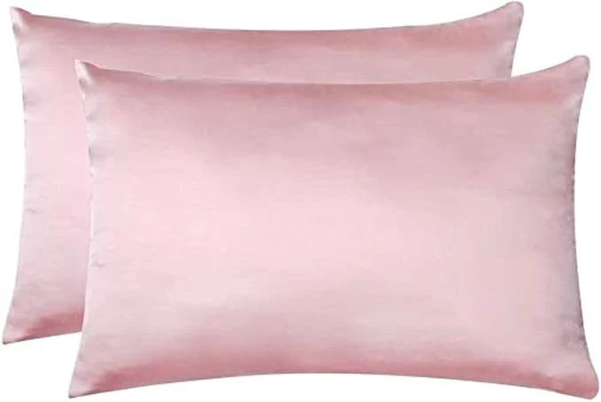 Solid Jocoku Mulberry Silk Pillowcases Set of 2 Natural