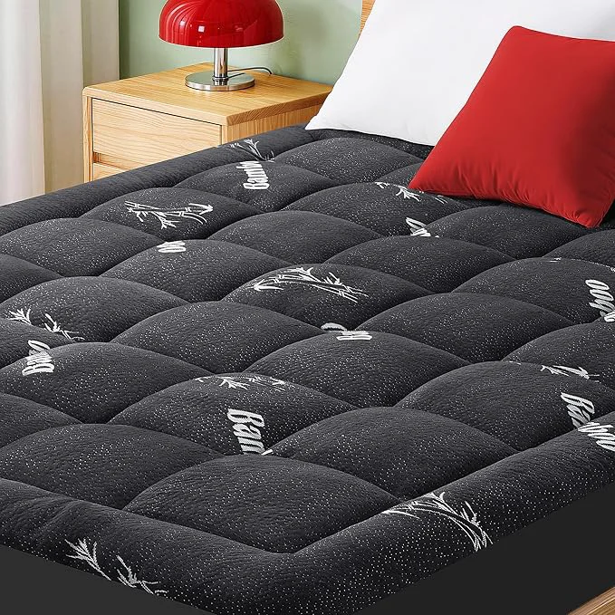 Quality Mattress Pad Queen Size Cooling Pillow Top Mattress Topper Ultra Soft Viscose Advanced