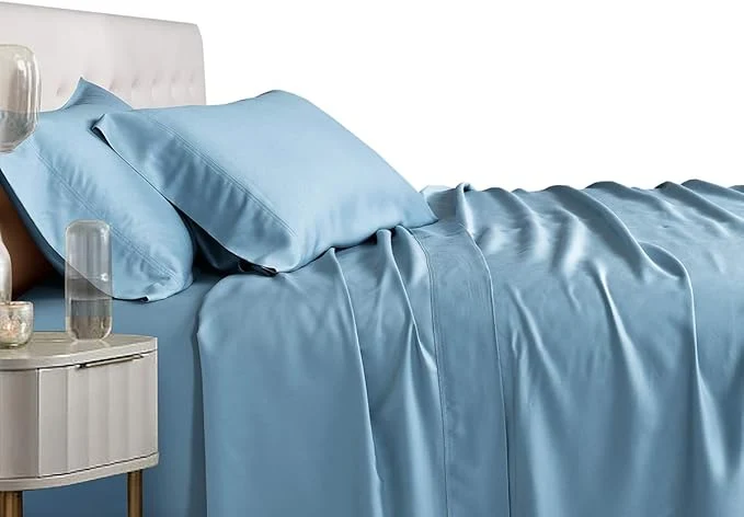 Casual Royal Hotel Bedding Natural Viscose Made from Bamboo Sheets Soft Cooling Official