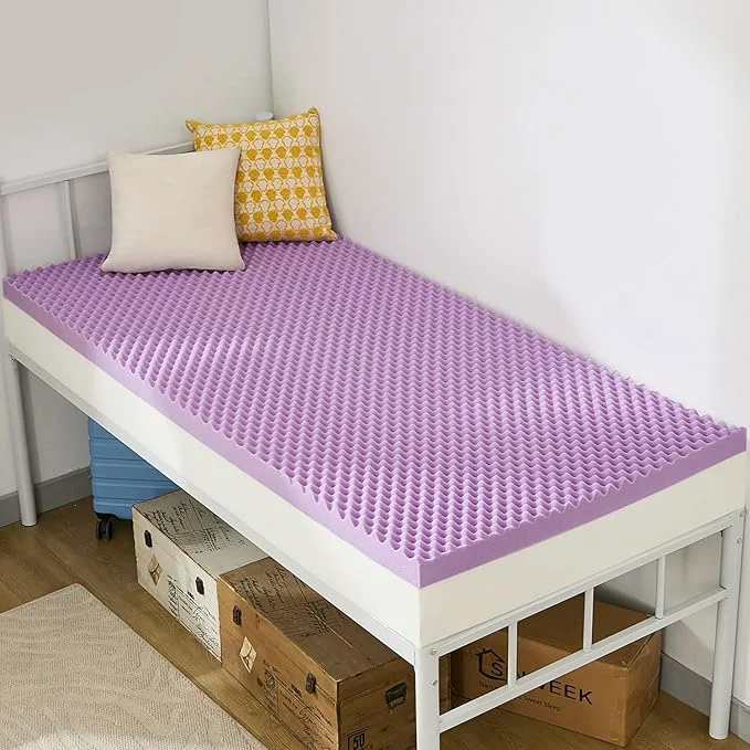 Elegant SINWEEK 2 Inch Egg Crate Memory Foam Mattress Topper Twin XL Twin Extra Long Consistent