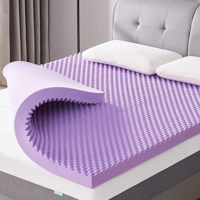 Optimized SINWEEK 3 Inch Egg Crate Memory Foam Mattress Topper Twin Size Soft Mattress Fast