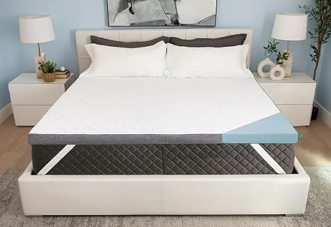 Traditional Sleepyhead Queen 3 Inch Premium Gel Mattress Topper – Cooling Gel Memory Foam Comfortable