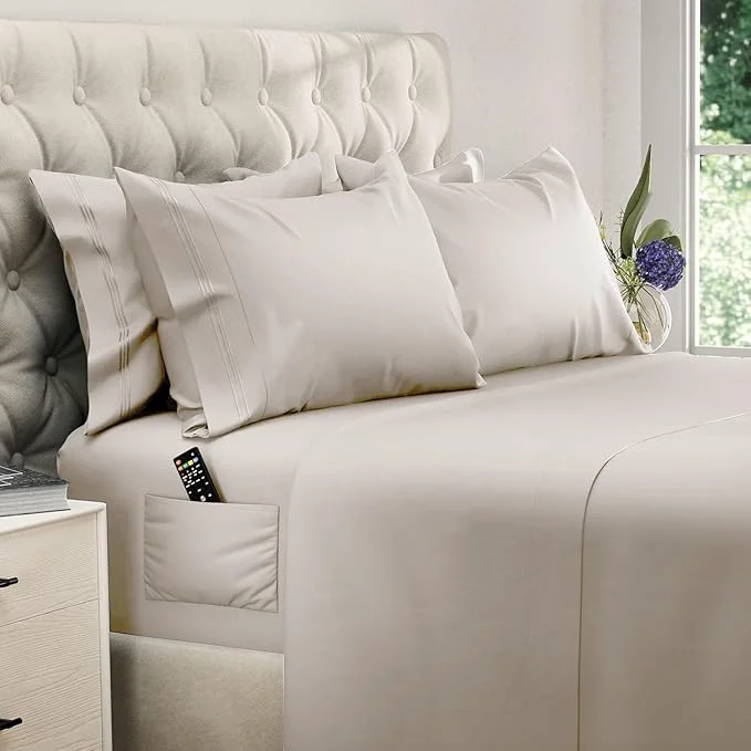 Trendy DREAMCARE Queen Sheet Set Soft