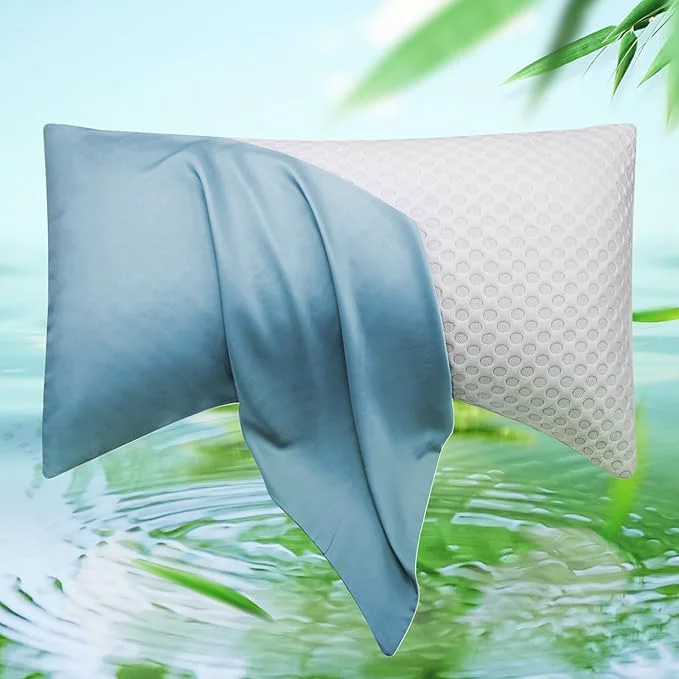 Environmentally Friendly Cooling Crescent Curved Side Sleeper Pillowcase Cover 20 36 Inches King Size Advanced