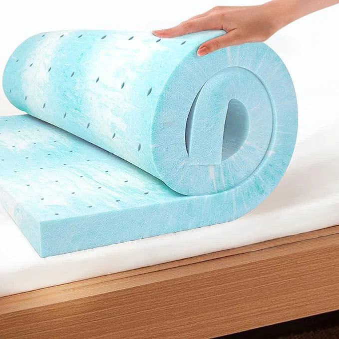 High-Quality EGO Topper 2 Inch Twin XL Memory Foam Mattress Topper Gel Foam Mattress Topper Environmentally Friendly