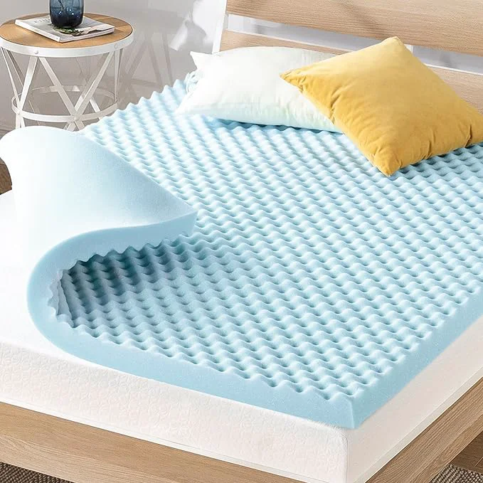 Casual Price Mattress 3 Inch Egg Crate Memory Foam Cooling Gel Infusion Artisan