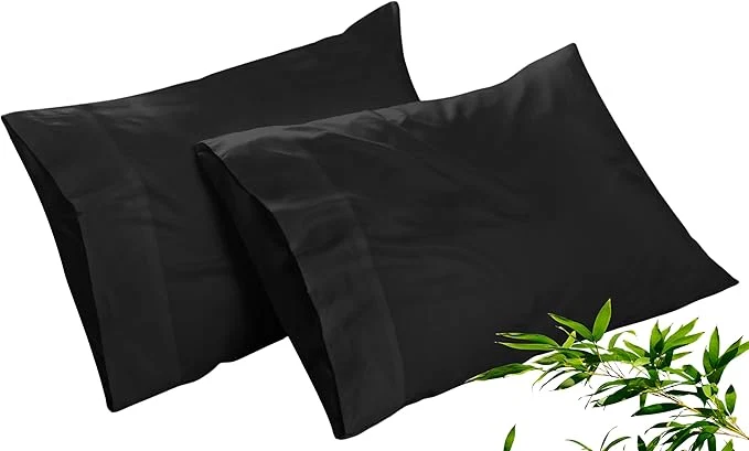 Exceptional Royale Linens Cooling Pillow Cases King Size Set of 2- Rayon Derived from Verified