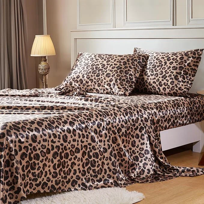 Next-Generation MR HM Satin Bed Sheets Twin XL Size Sheets Set Recyclable