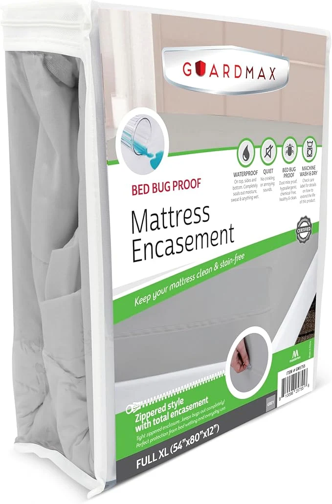 Specialty Guardmax Jersey Knitted Full XL Zippered Mattress Encasement Efficient