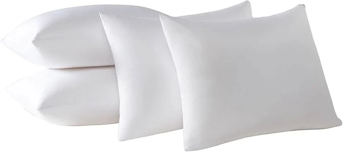 Flexible 4 Pack Cooling Bamboo Viscose Feather Proof Pillow Protectors Crafted