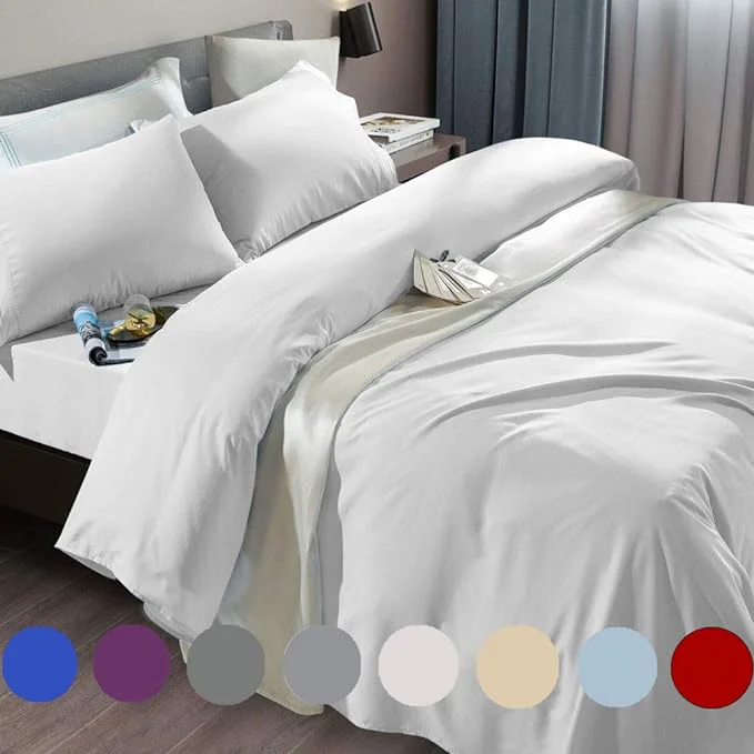 Verified SONORO KATE Bed Sheet Set Super Soft Microfiber 1800 Thread Count Luxury Efficient