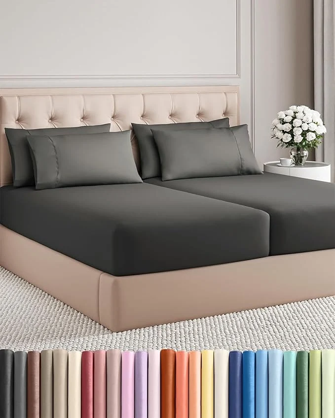 Innovative Split King 7 Piece Sheet Set Clean
