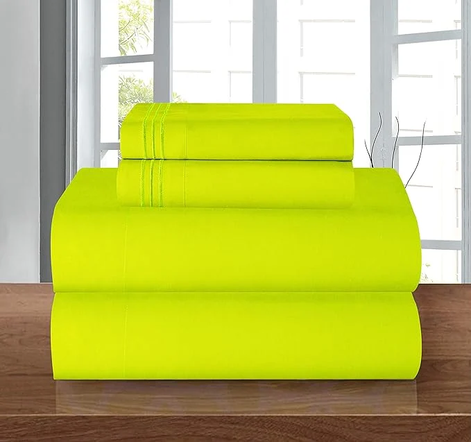 Sustainable Elegant Comfort Luxury 1500 Premium Hotel Quality Microfiber 4-Piece Sheet Set Comfortable