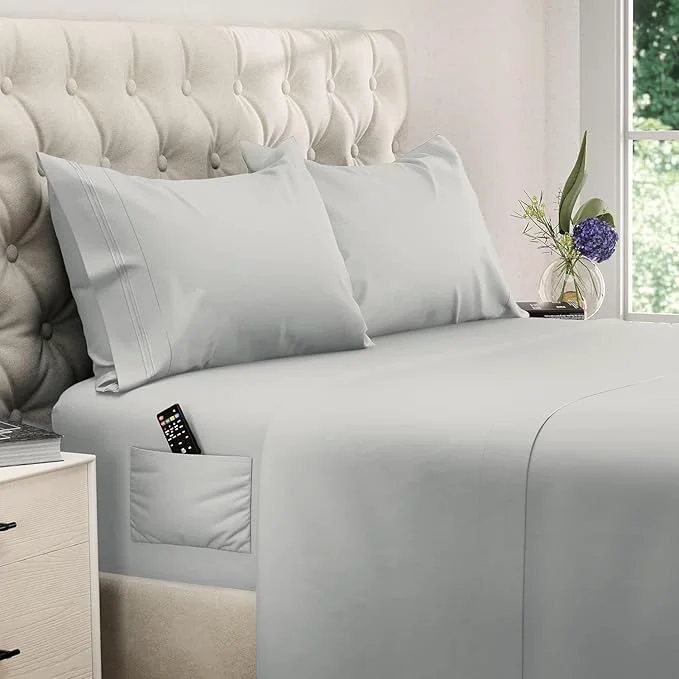 Solid DREAMCARE California King Sheet Sets Environmentally Friendly