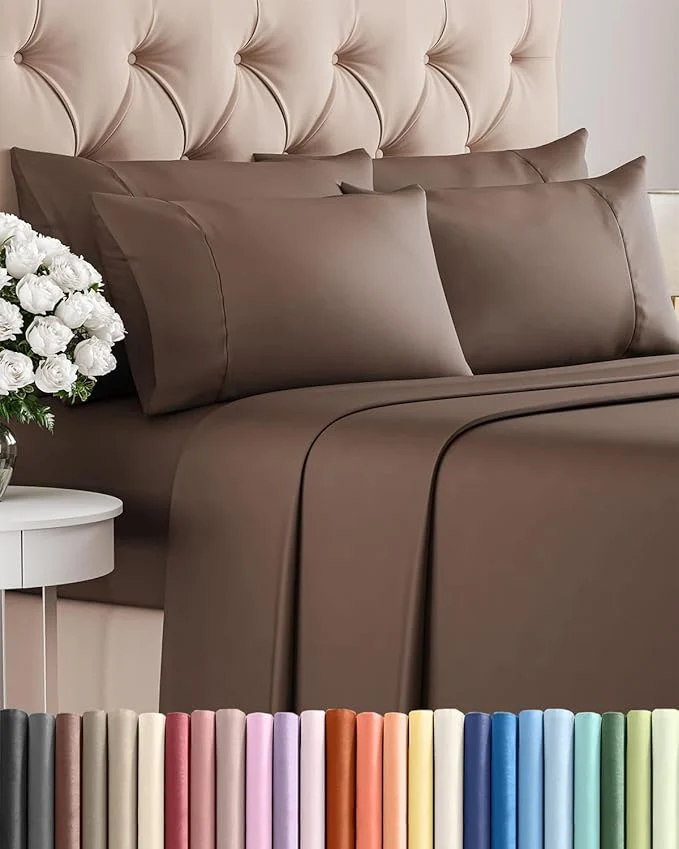 Verified King 6 Piece Sheet Set Pure