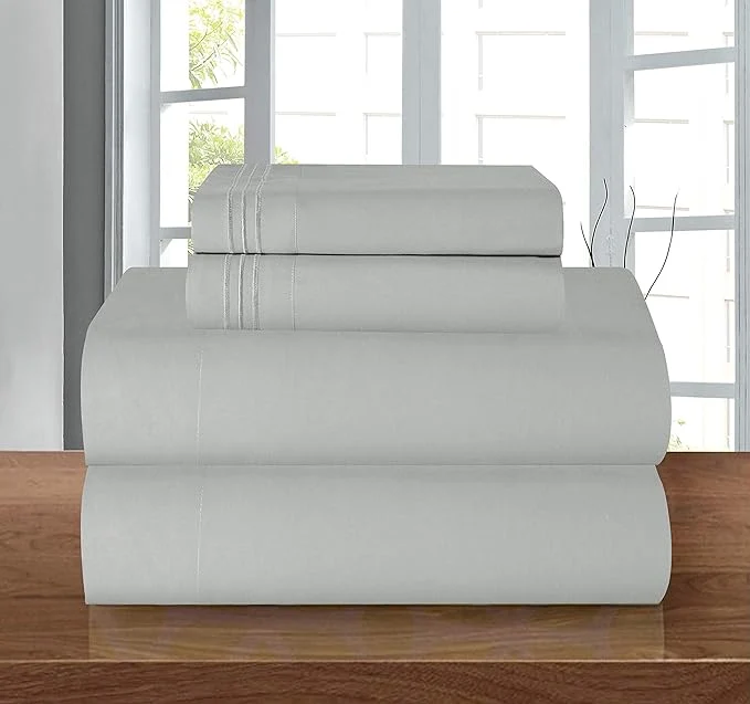 Casual Elegant Comfort Luxury 1500 Premium Hotel Quality Microfiber 4-Piece Sheet Set High-Quality