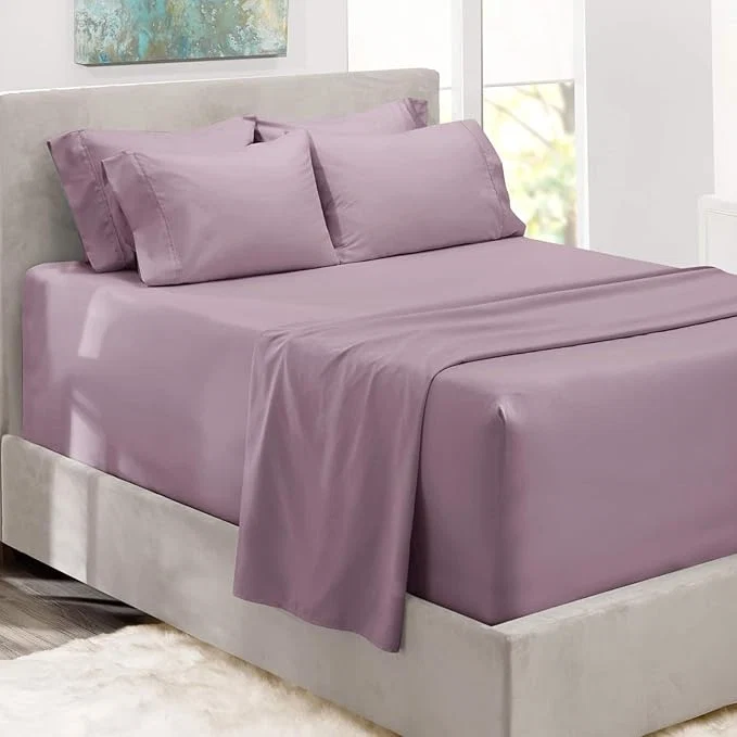 Powerful Hearth Harbor Bed Sheets Luxury Soft 6 Piece Bed Sheet Set Extra Deep Pocket Unique