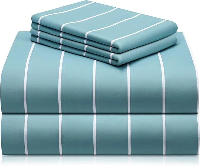 Authentic LuxClub 4 PC Full Size Sheet Set Breathable Luxury Bed Sheets Deep Pockets Fast