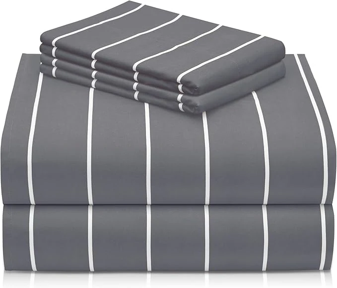 Certified LuxClub 4 PC Queen Size Sheet Set Breathable Luxury Bed Sheets Deep Pockets Enhanced