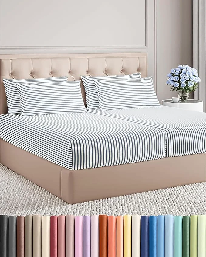 Clean Split King 7 Piece Sheet Set Eco-Friendly