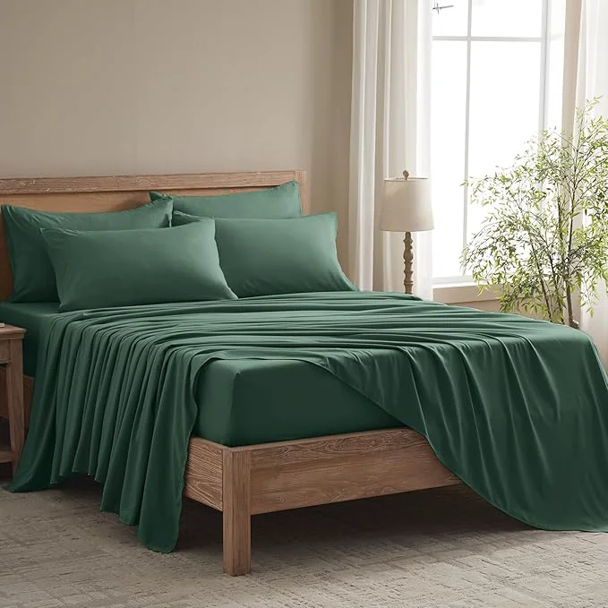Flexible Cal King Size Sheets Set Enhanced