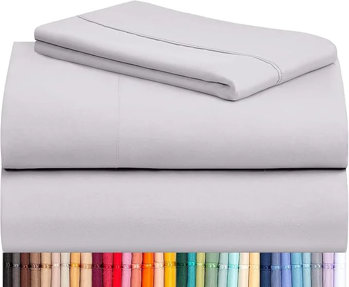 Breathable LuxClub 3 PC Twin XL Sheet Set Deep Pockets Wrinkle Cooling Bed Sheets Reusable
