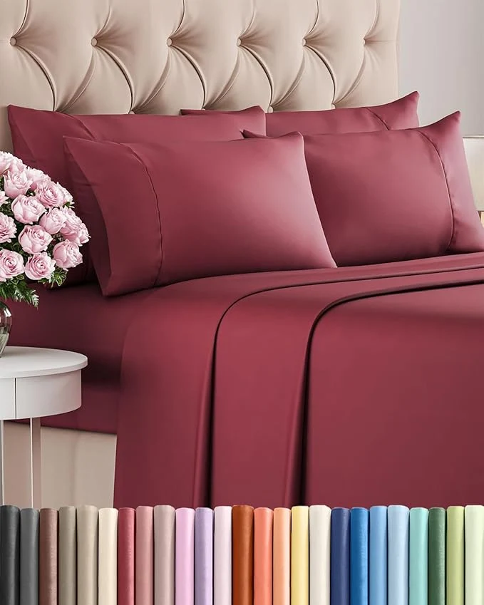Fashionable Full 6 Piece Sheet Set Long-Lasting