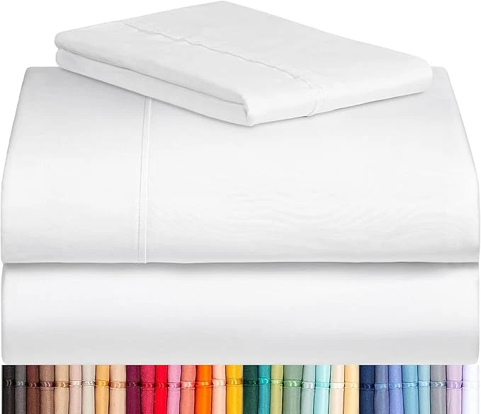 Versatile LuxClub 3 PC Twin XL Sheet Set Deep Pockets Wrinkle Cooling Bed Sheets Safe