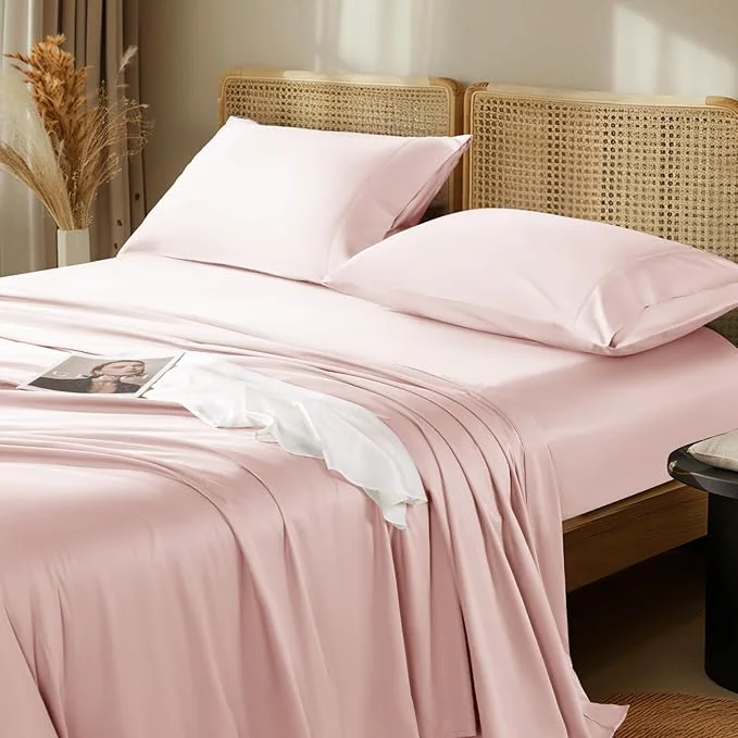 Detailed LBRO2M 1000 Thread Count Egyptian Cotton Sheets Set Twin 3 Piece Sets Bed Smooth