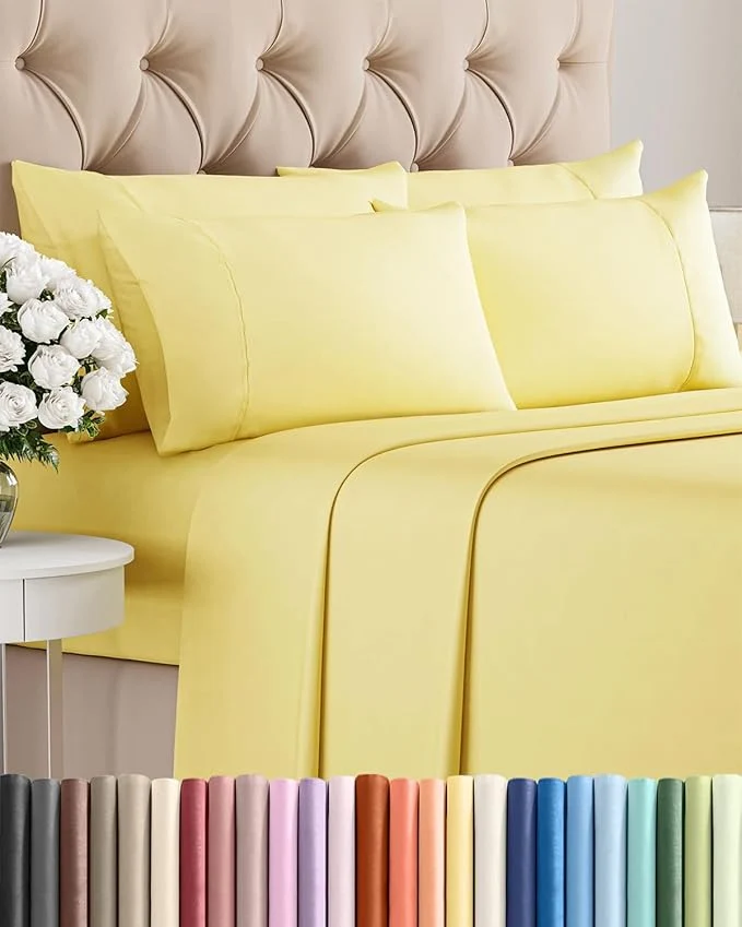Quality King 6 Piece Sheet Set Breathable