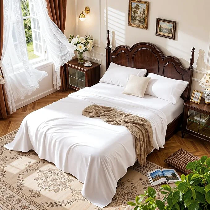 Outstanding LBRO2M Cotton Sheets Set Deep Pocket 19 1000 Thread Count California Original Design