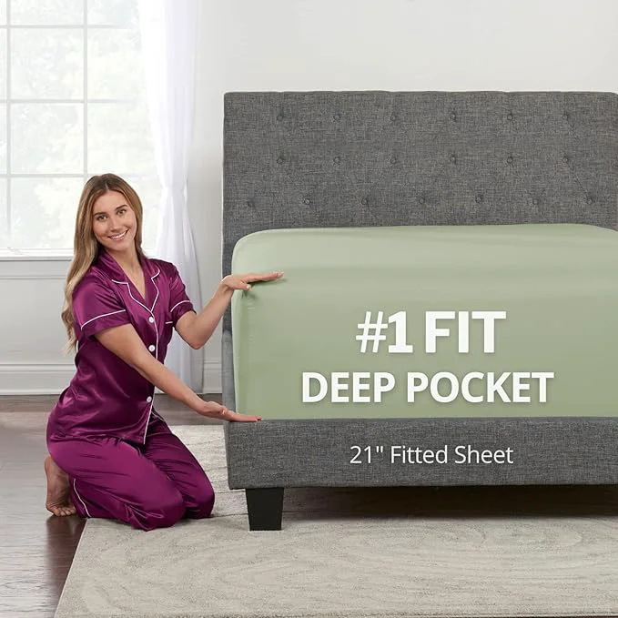 Recyclable Deep Pocket Full Size Fitted Sheet 21' Full Size Deep Pocket Sheet ly Fashionable