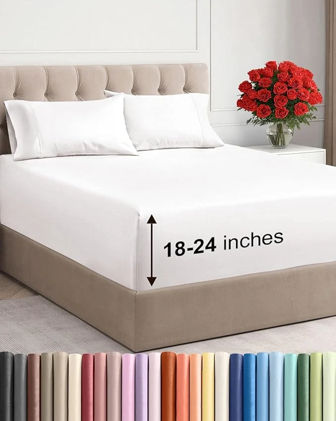Efficient Extra Deep Queen Sheet Set Relaxed