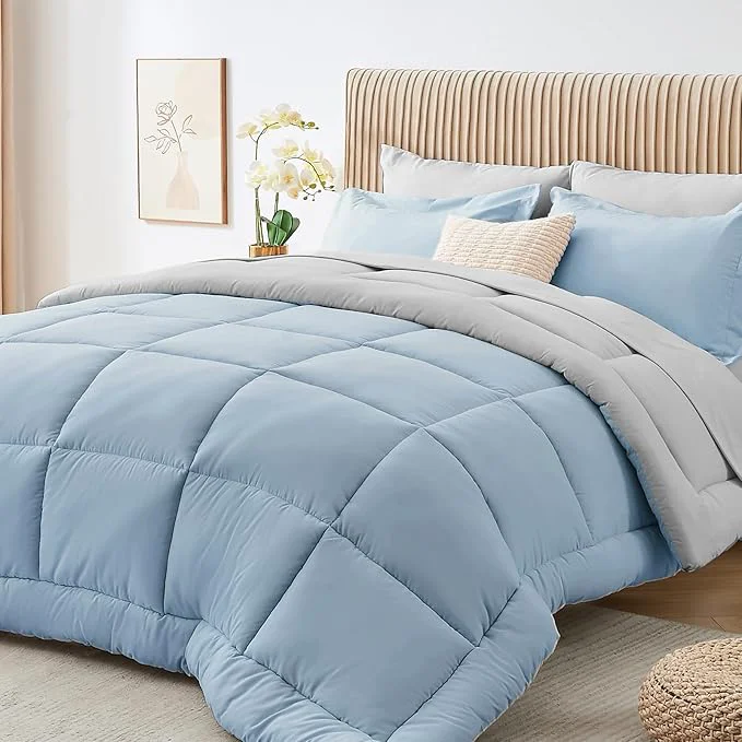 Detailed Sasttie Queen Comforter Set 7 Pieces Bed in a Bag Queen Complete Bedding Set Trusted