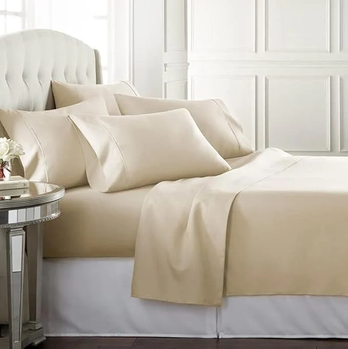 Solid Danjor Linens Bed Sheet Set King Size Pure