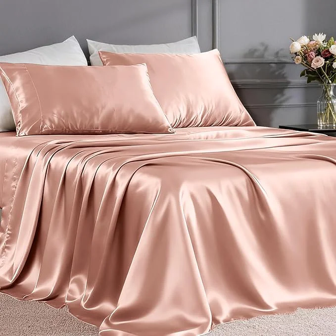 Practical FreshCulture Satin Sheets King Size Selected